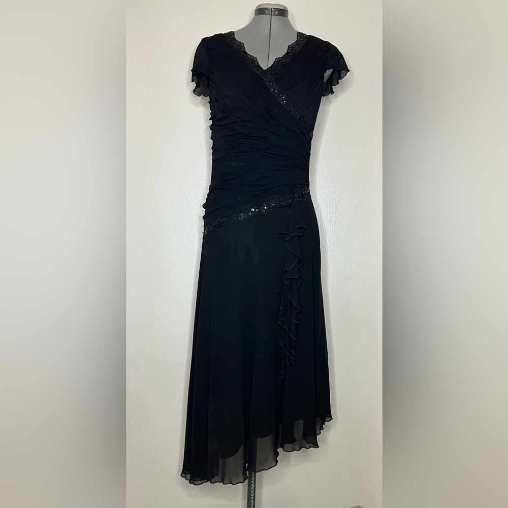 Y2K Sangria Dress Whimsigoth Fairy Grunge Asymmetric Dance Flapper Vintage